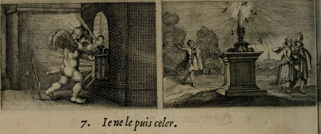 An illustration from Dan. Heinsii Nederduytsche poemata, 1618, leaf 109