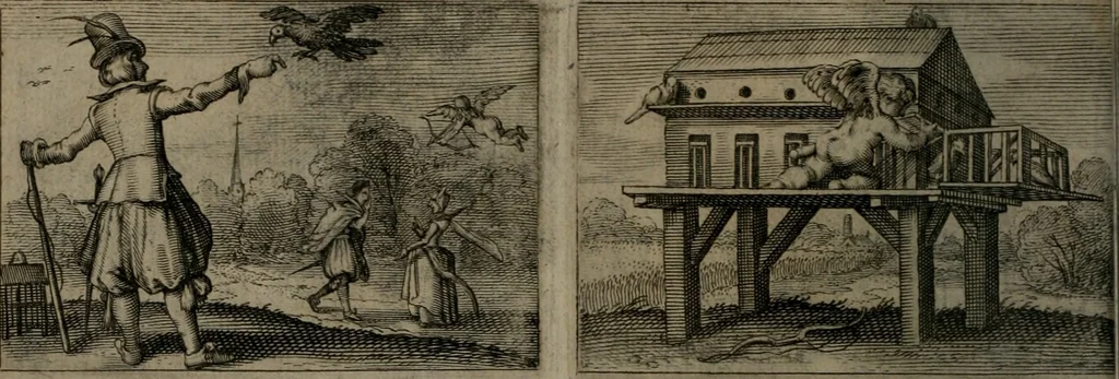 An illustration from Dan. Heinsii Nederduytsche poemata, 1618, leaf 111