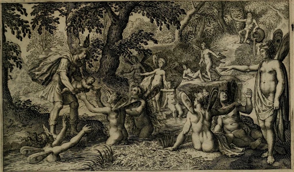 An illustration from Dan. Heinsii Nederduytsche poemata, 1618, leaf 130