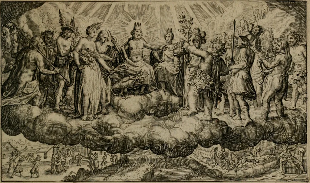 An illustration from Dan. Heinsii Nederduytsche poemata, 1618, leaf 138