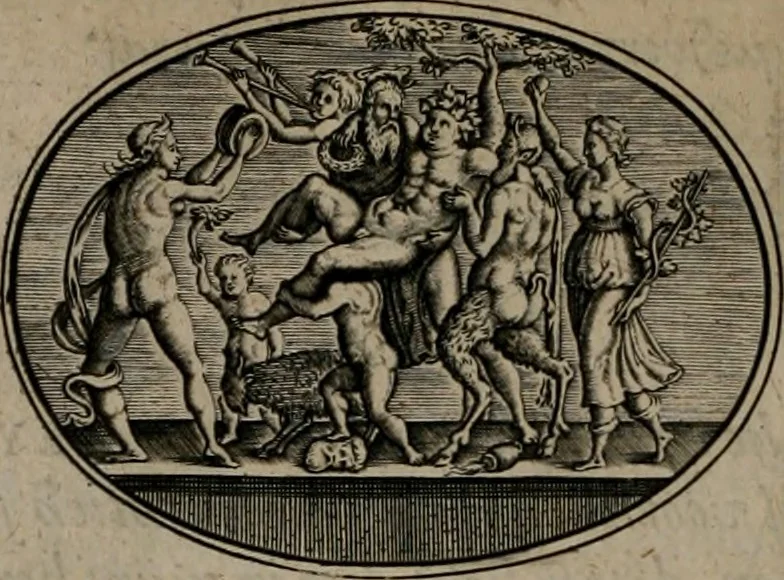 An illustration from Dan. Heinsii Nederduytsche poemata, 1618, leaf 163