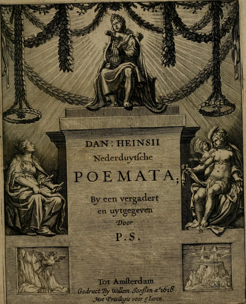 An illustration from Dan. Heinsii Nederduytsche poemata, 1618, leaf 4