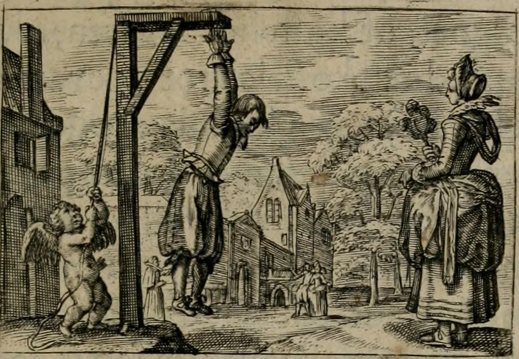 An illustration from Dan. Heinsii Nederduytsche poemata, 1618, leaf 42