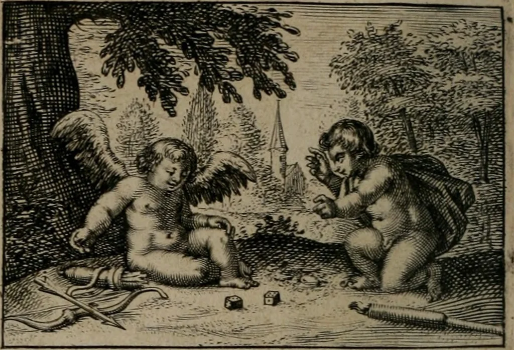 An illustration from Dan. Heinsii Nederduytsche poemata, 1618, leaf 93