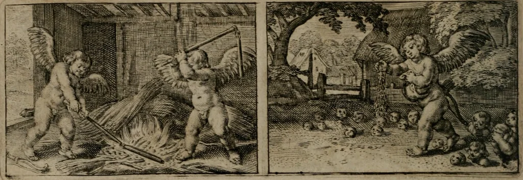 An illustration from Dan. Heinsii Nederduytsche poemata, 1618, leaf 95