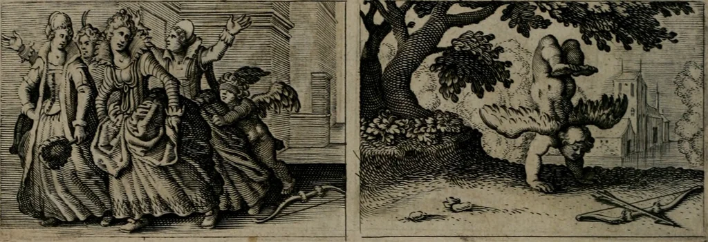 An illustration from Dan. Heinsii Nederduytsche poemata, 1618, leaf 99