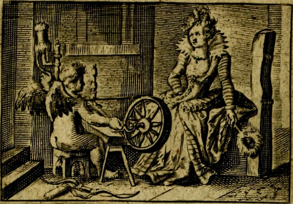 An illustration from Dan. Heinsii Nederduytsche poemata ; by een vergadert en uytgegeven door P. S, 1618, leaf 69