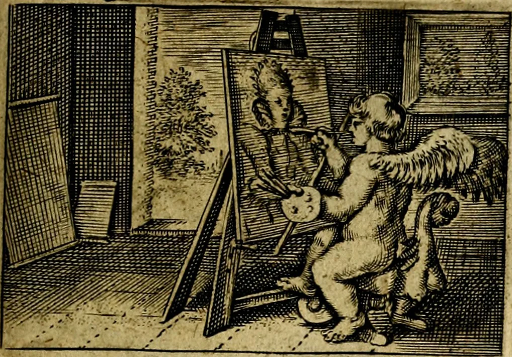 An illustration from Dan. Heinsii Nederduytsche poemata ; by een vergadert en uytgegeven door P. S, 1618, leaf 70