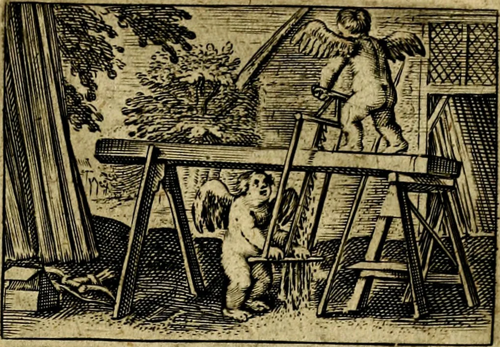 An illustration from Dan. Heinsii Nederduytsche poemata ; by een vergadert en uytgegeven door P. S, 1618, leaf 70