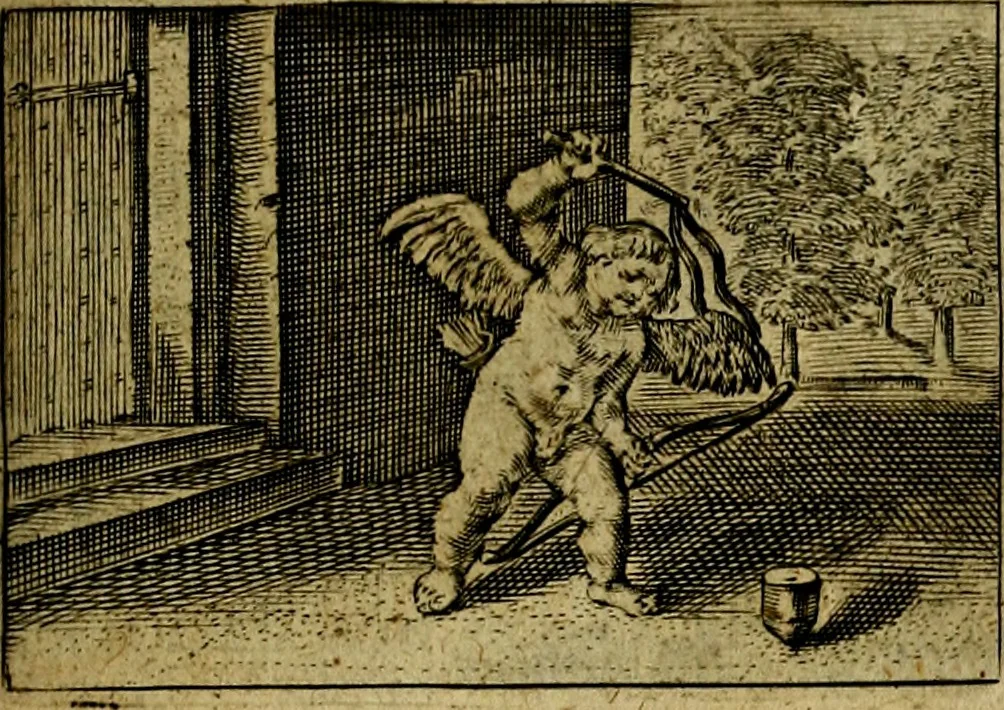 An illustration from Dan. Heinsii Nederduytsche poemata ; by een vergadert en uytgegeven door P. S, 1618, leaf 72