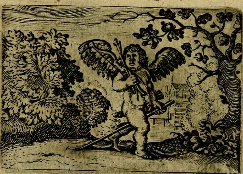 An illustration from Dan. Heinsii Nederduytsche poemata ; by een vergadert en uytgegeven door P. S, 1618, leaf 76