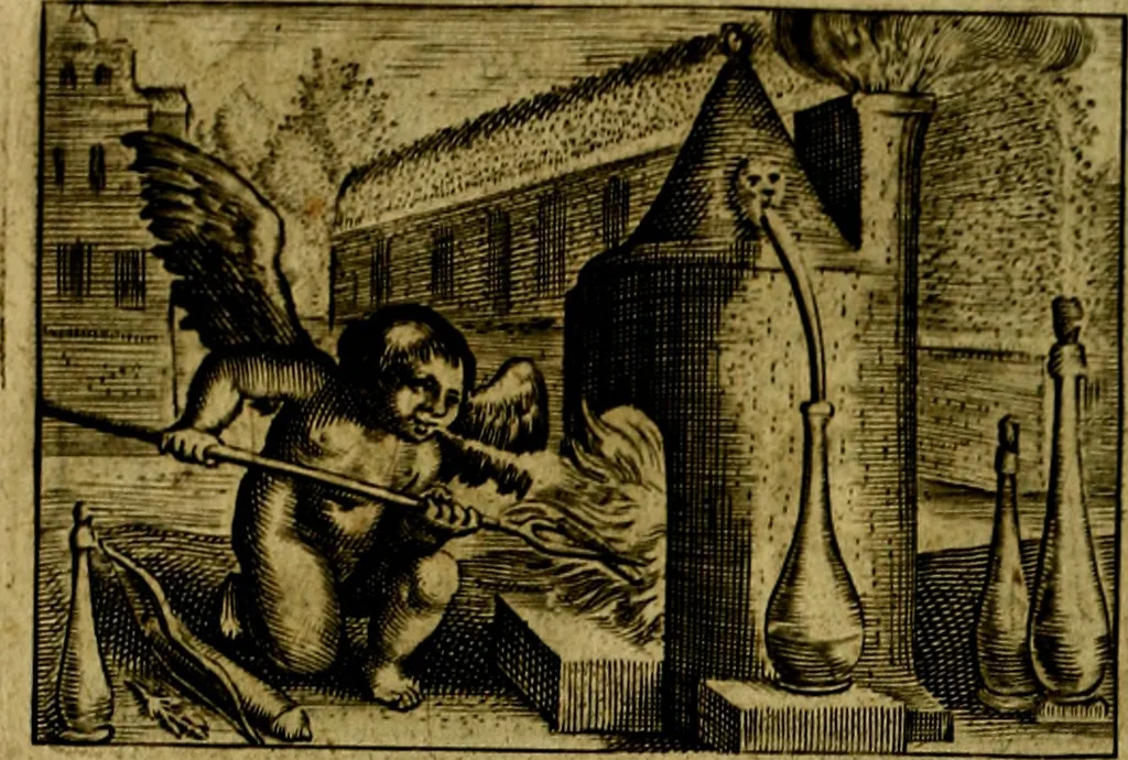 An illustration from Dan. Heinsii Nederduytsche poemata ; by een vergadert en uytgegeven door P. S, 1618, leaf 83
