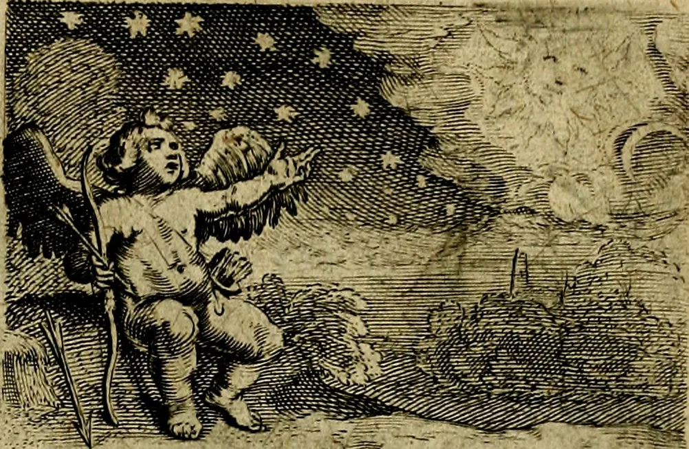 An illustration from Dan. Heinsii Nederduytsche poemata ; by een vergadert en uytgegeven door P. S, 1618, leaf 86
