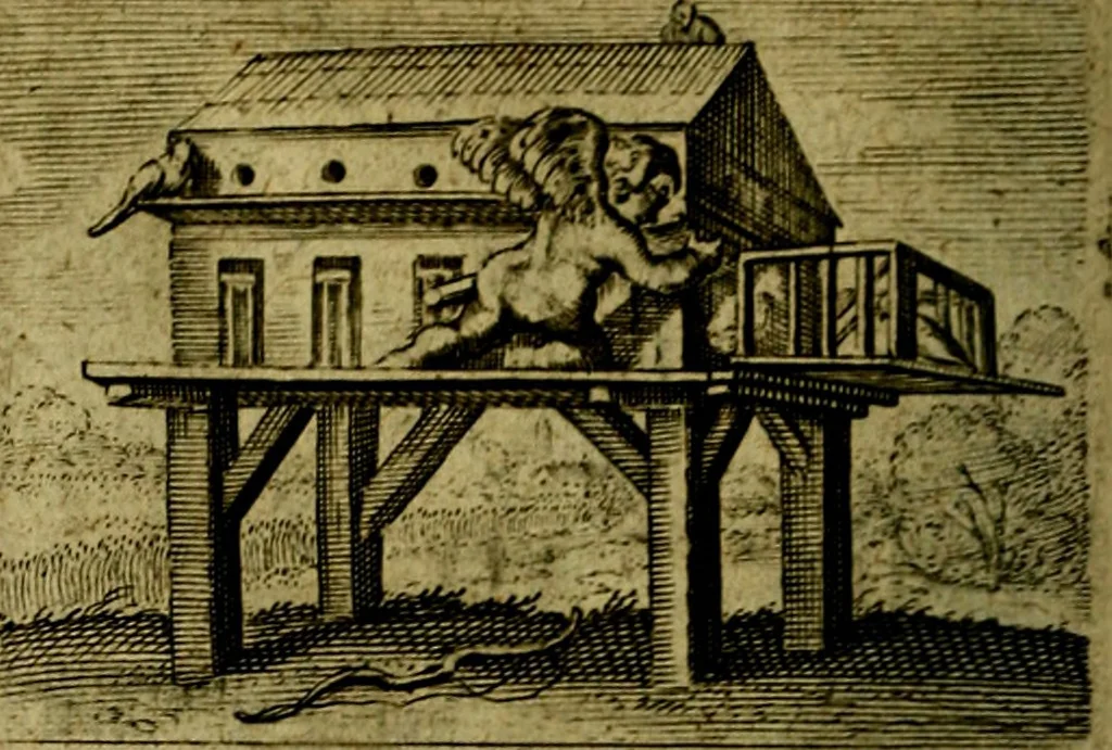 An illustration from Dan. Heinsii Nederduytsche poemata ; by een vergadert en uytgegeven door P. S, 1618, leaf 87