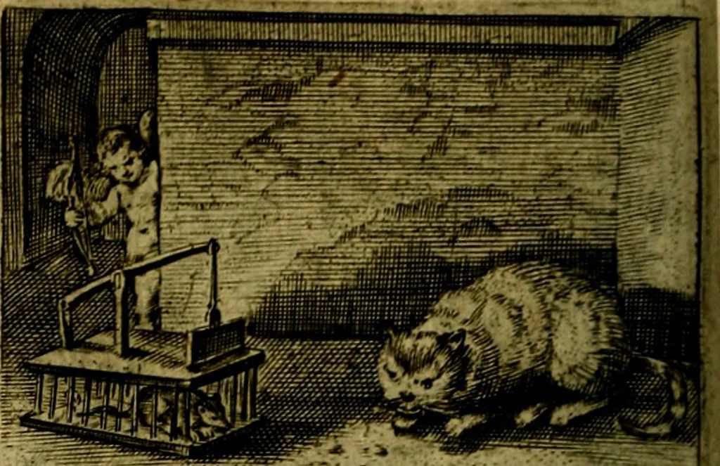 An illustration from Dan. Heinsii Nederduytsche poemata ; by een vergadert en uytgegeven door P. S, 1618, leaf 91