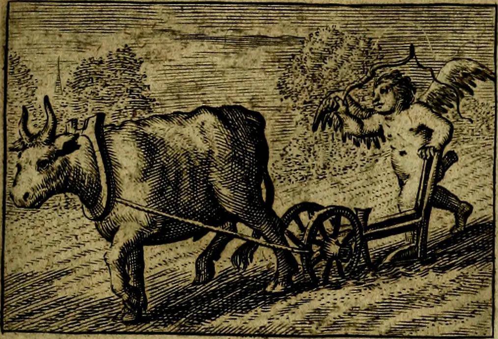 An illustration from Dan. Heinsii Nederduytsche poemata ; by een vergadert en uytgegeven door P. S, 1618, leaf 92