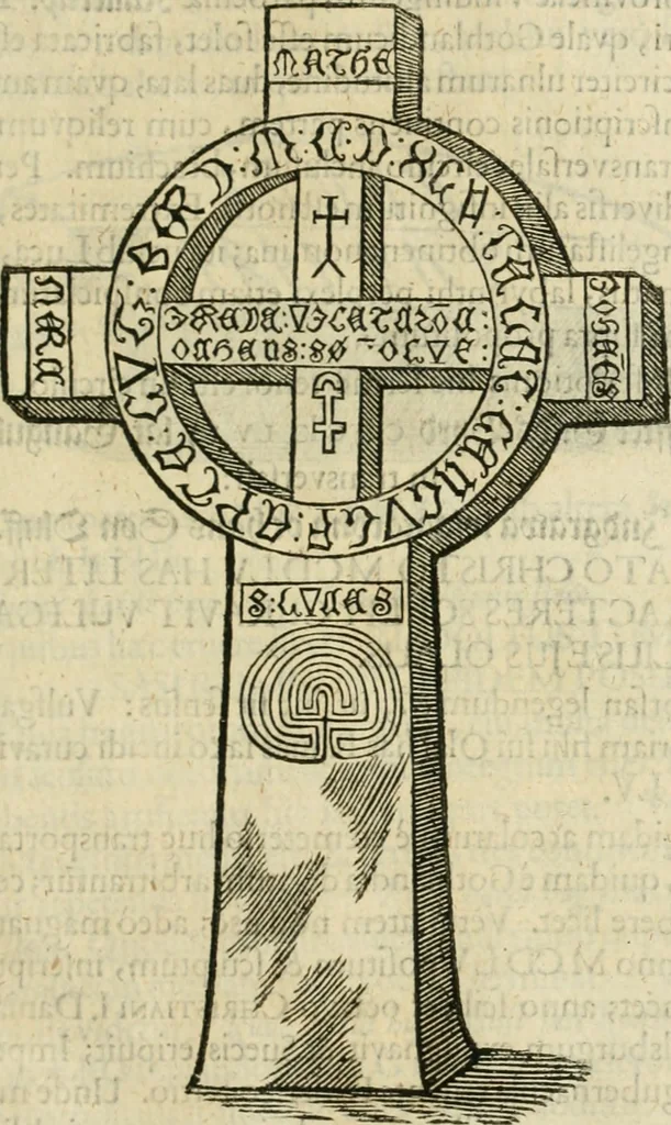An illustration from Danicorum monumentorum libri sex : e spissis antiquitatum tenebris et in Dania ac Norvegia extantibus ruderibus, 1643, leaf 312