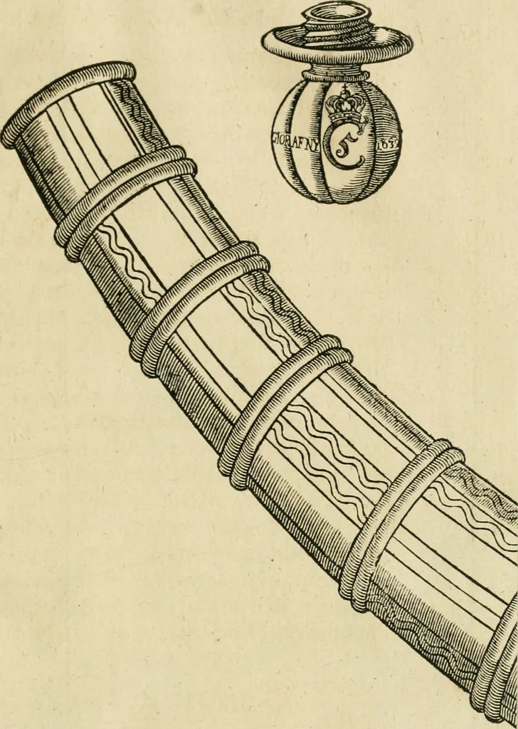 An illustration from Danicorum monumentorum libri sex : e spissis antiquitatum tenebris et in Dania ac Norvegia extantibus ruderibus, 1643, leaf 414