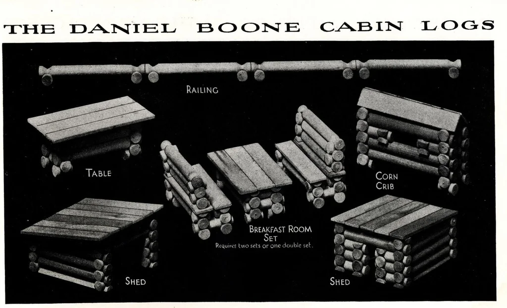 An illustration from Daniel Boone cabin logs., 1930, leaf 1