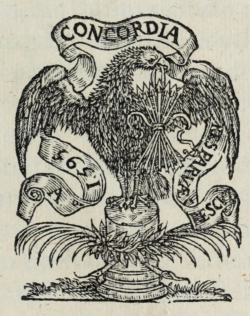 An illustration from Danielis Heinsii in obitum v. illustr. Iosephi Scaligeri, Iul. Caes. a Burden f., eruditorum principis, orationes duae : accedunt epicedia eiusdem & aliorum : effigies item ac monumentum Scaligeri & principum veronensium aeri incisa, 1609, leaf 123