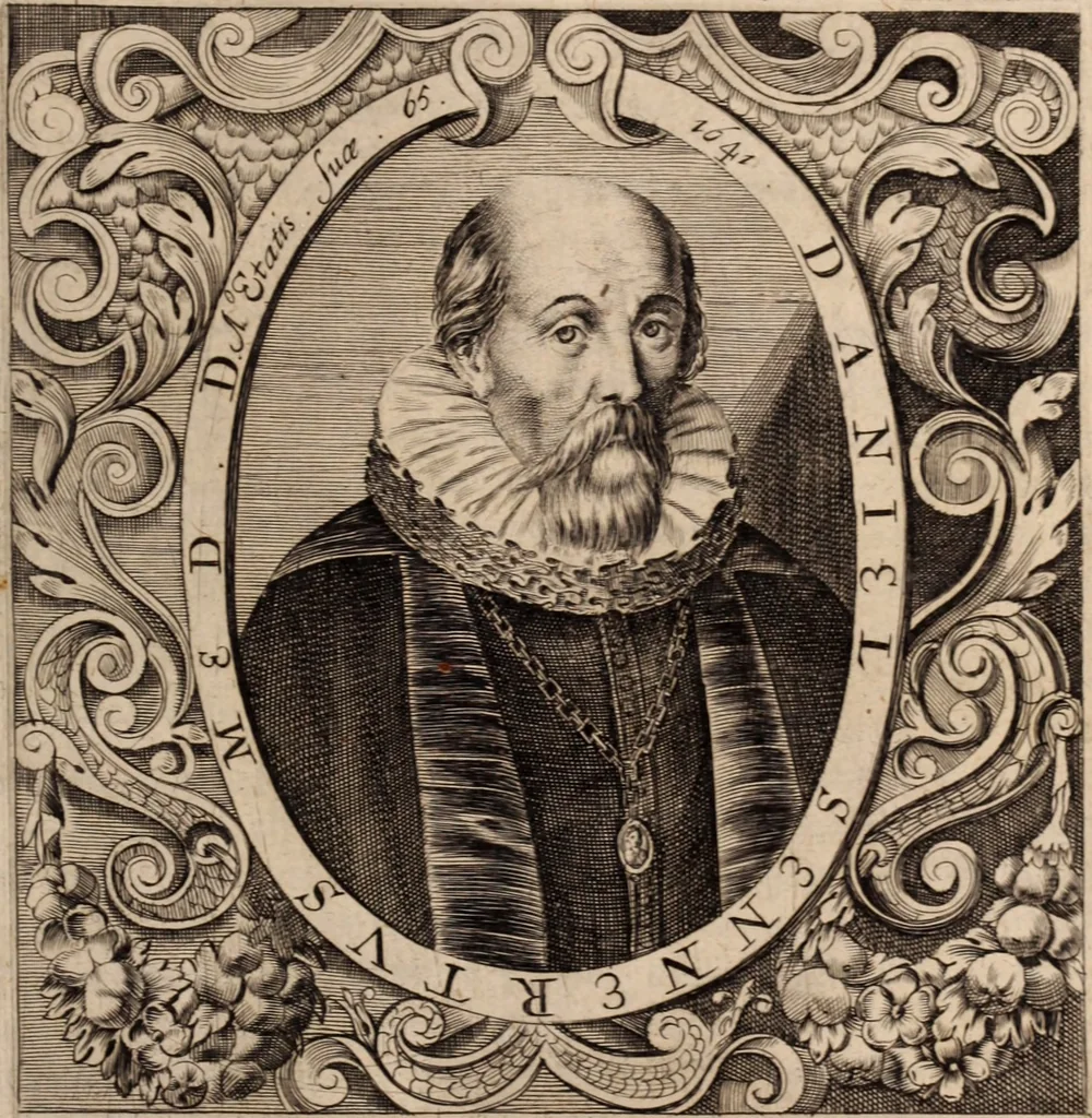 An illustration from Danielis Sennerti Vratislaviensis, D. Et Medicinae In Academia Wittebergensi Profesessoris publici., 1641, leaf 4