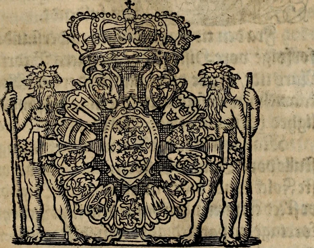 An illustration from Danmarckis Rigis Krønicke, 1652, leaf 168