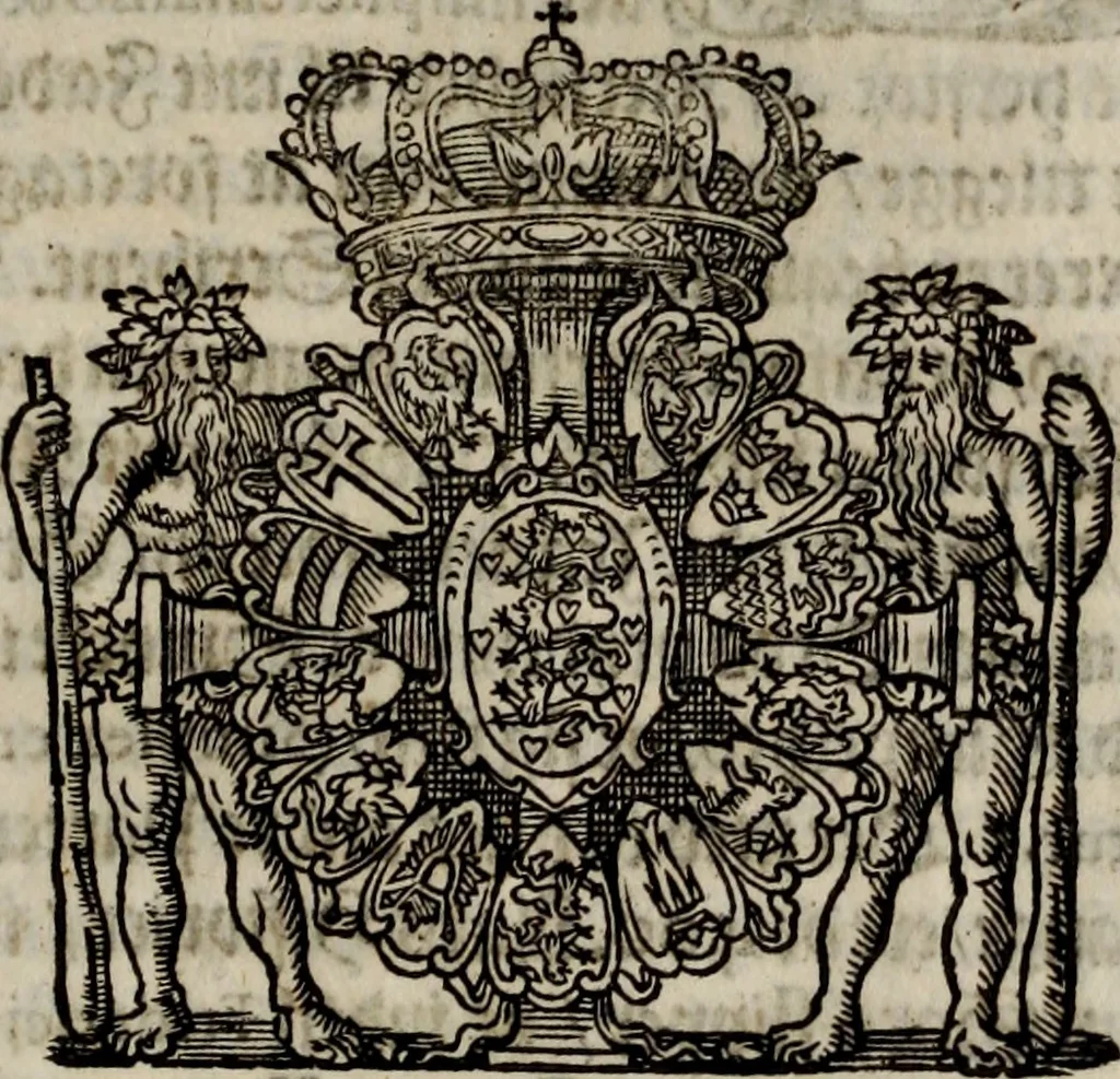 An illustration from Danmarckis Rigis Krønicke, 1652, leaf 588
