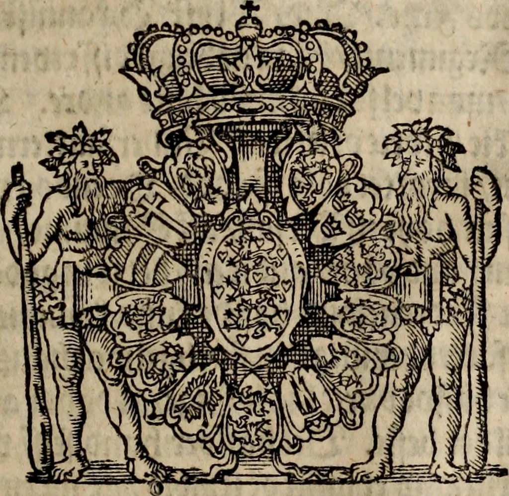 An illustration from Danmarckis Rigis Krønicke, 1652, leaf 274