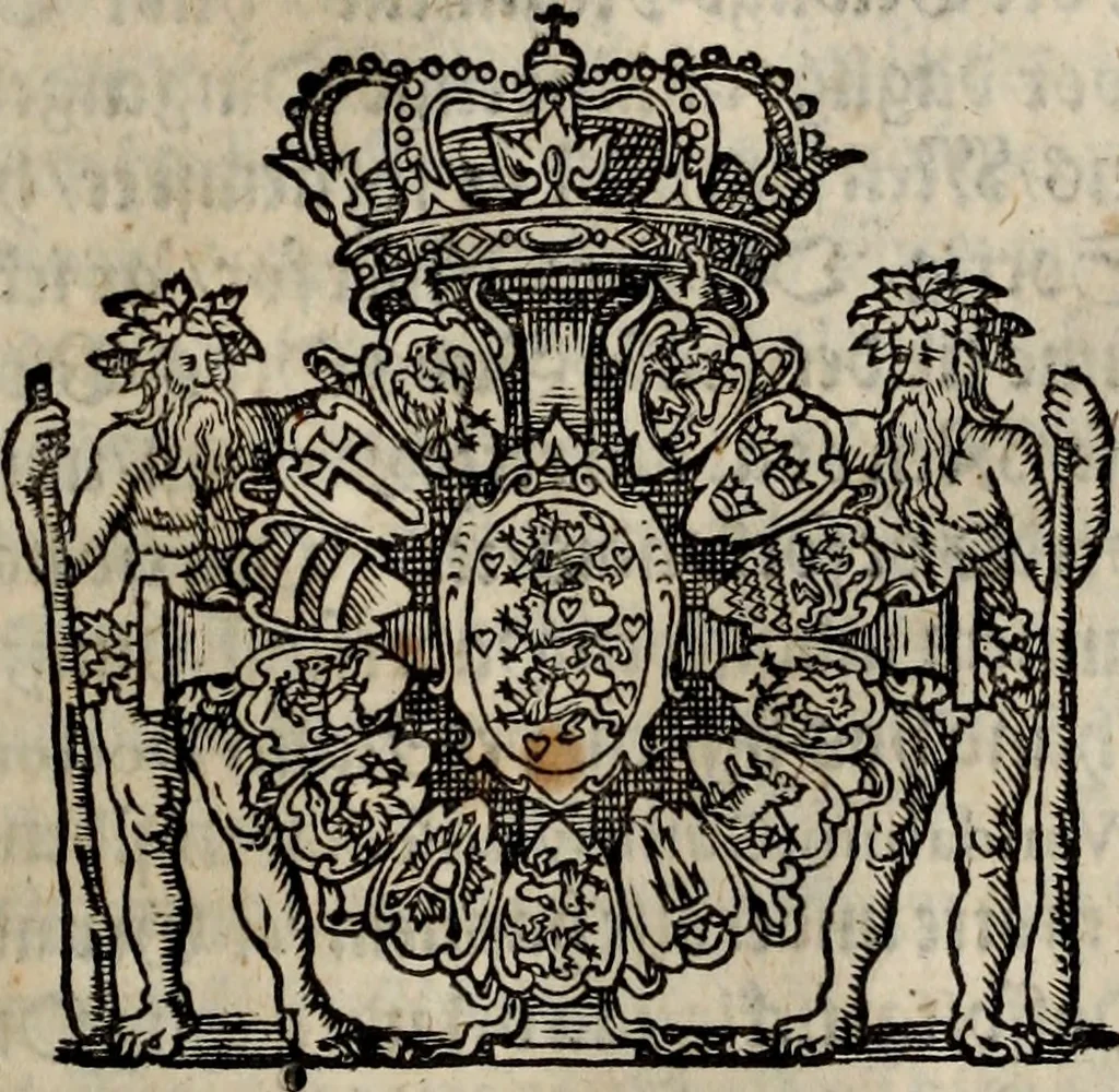 An illustration from Danmarckis Rigis Krønicke, 1652, leaf 594
