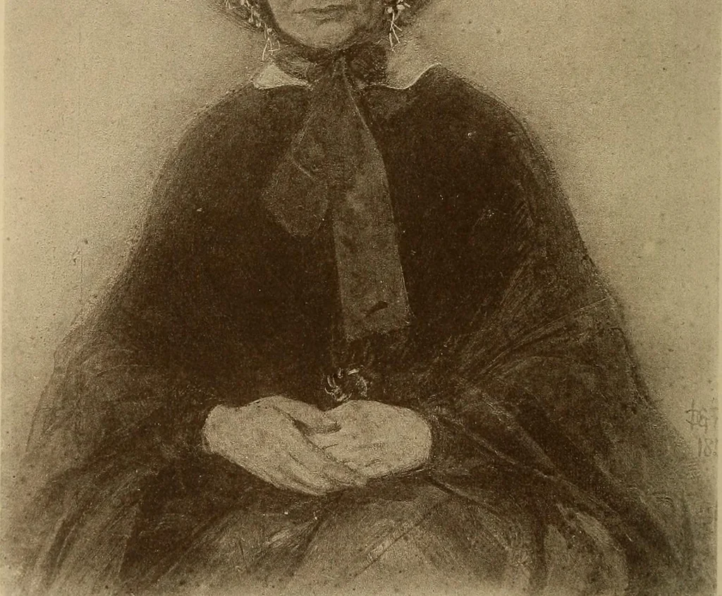 An illustration from Dante Gabriel Rossetti, his family-letters : with a memoir, 1895, leaf 138