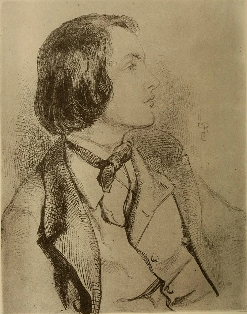 An illustration from Dante Gabriel Rossetti, his family-letters : with a memoir, 1895, leaf 58