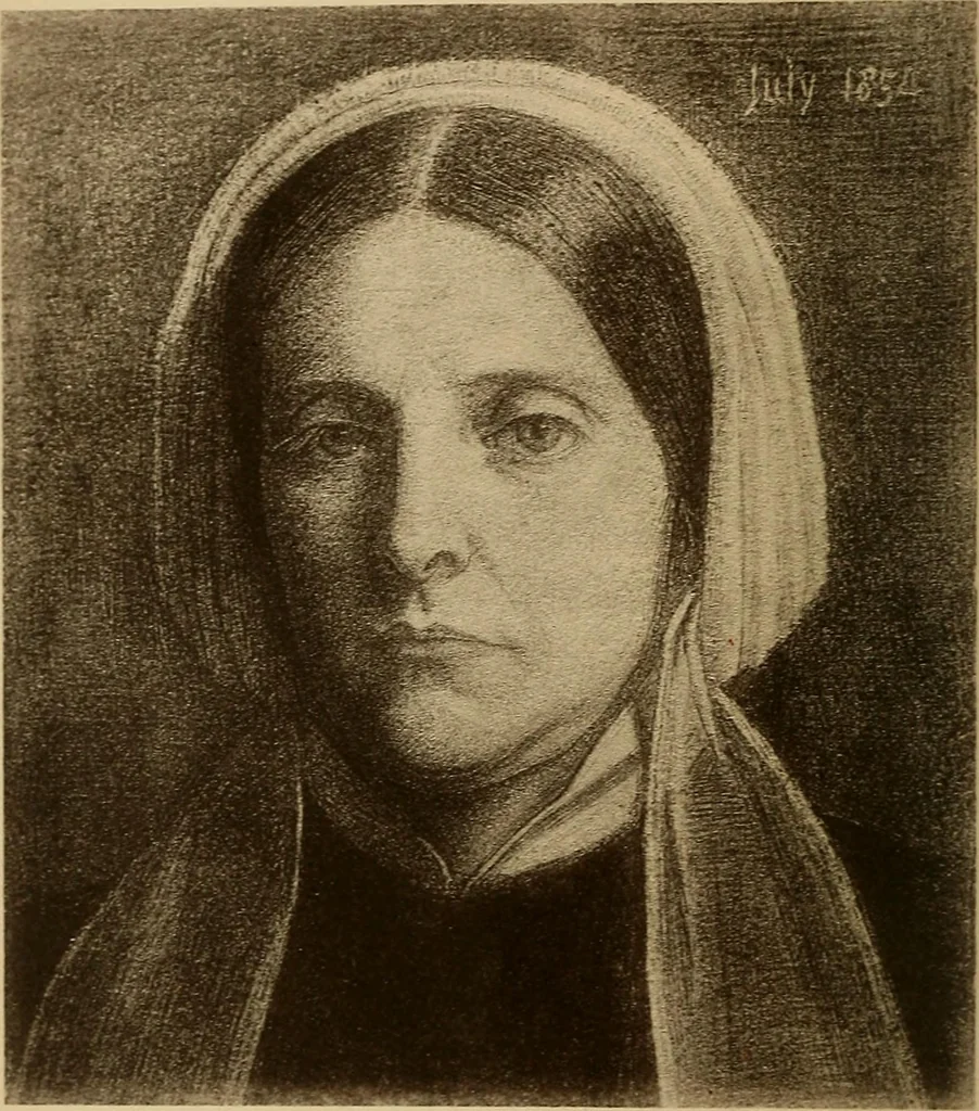 An illustration from Dante Gabriel Rossetti, his family-letters : with a memoir, 1895, leaf 6