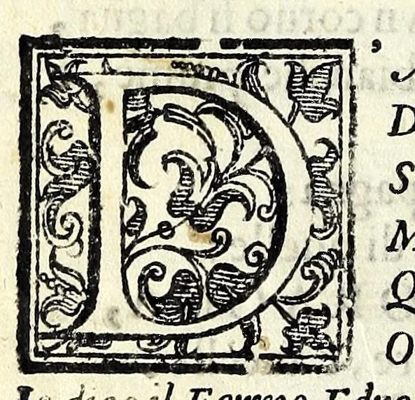An illustration from Danza di venere : pastorale, 1584, leaf 16