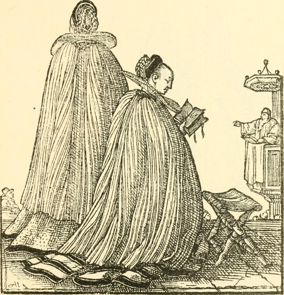 An illustration from Danziger Frauentrachtenbuch, 1886, leaf 30
