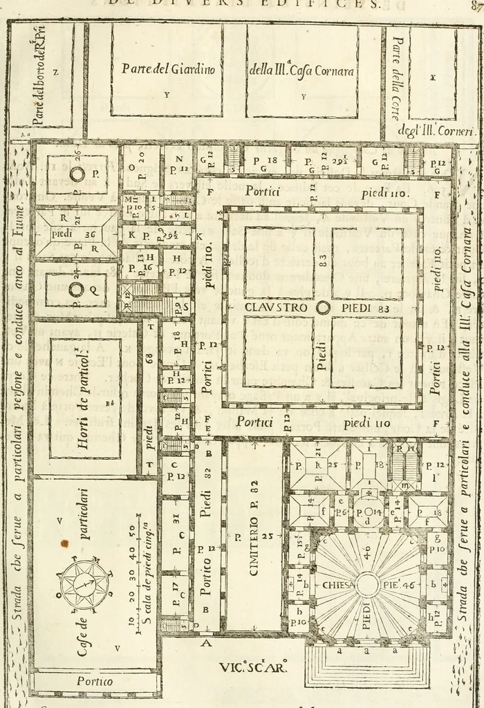 An illustration from Oeuvres d'architecture de Vincent Scamozzi vicentin, architecte de la republique de Venise, contenuës dans son idée de l'architecture universelle : dont les regles des cinq ordres, que le sixième livre contient ont été traduites en françois, 1713, leaf 108