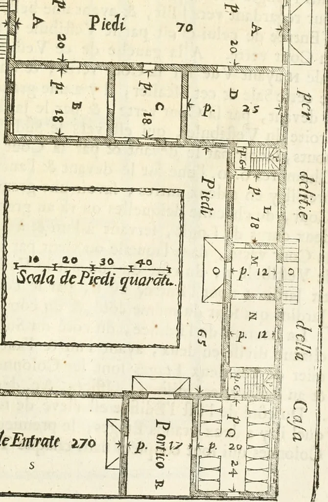 An illustration from Oeuvres d'architecture de Vincent Scamozzi vicentin, architecte de la republique de Venise, contenuës dans son idée de l'architecture universelle : dont les regles des cinq ordres, que le sixième livre contient ont été traduites en françois, 1713, leaf 114