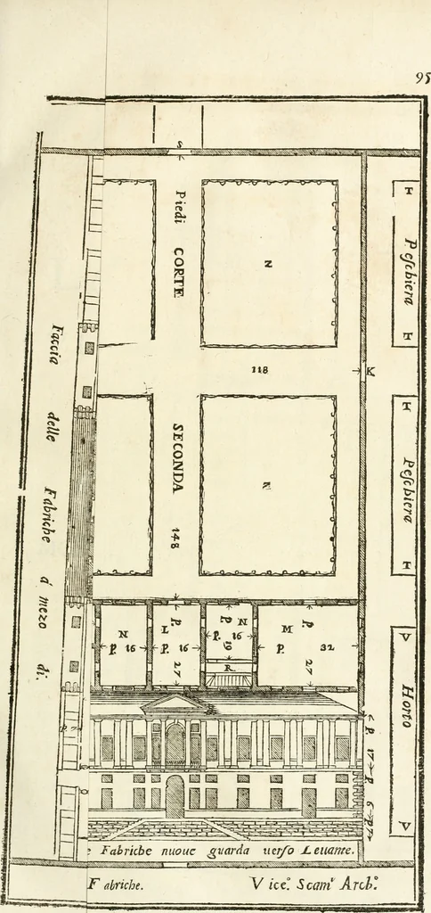 An illustration from Oeuvres d'architecture de Vincent Scamozzi vicentin, architecte de la republique de Venise, contenuës dans son idée de l'architecture universelle : dont les regles des cinq ordres, que le sixième livre contient ont été traduites en françois, 1713, leaf 116