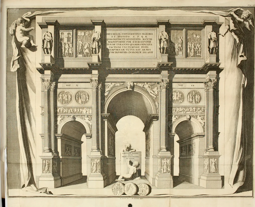 An illustration from Oeuvres d'architecture de Vincent Scamozzi vicentin, architecte de la republique de Venise, contenuës dans son idée de l'architecture universelle : dont les regles des cinq ordres, que le sixième livre contient ont été traduites en françois, 1713, leaf 169
