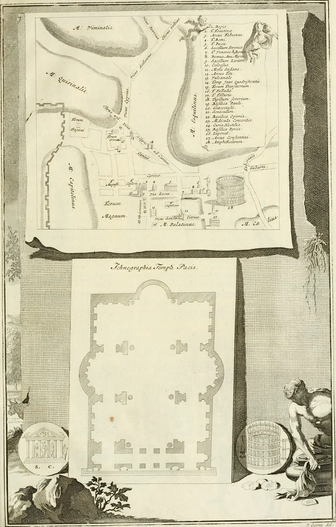 An illustration from Oeuvres d'architecture de Vincent Scamozzi vicentin, architecte de la republique de Venise, contenuës dans son idée de l'architecture universelle : dont les regles des cinq ordres, que le sixième livre contient ont été traduites en françois, 1713, leaf 182