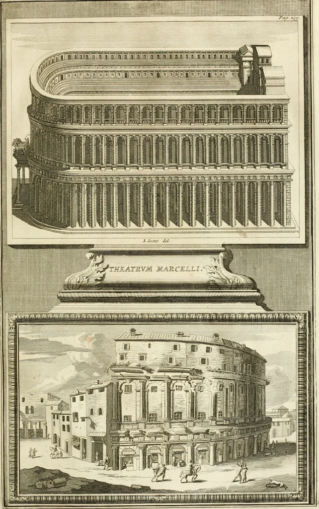 An illustration from Oeuvres d'architecture de Vincent Scamozzi vicentin, architecte de la republique de Venise, contenuës dans son idée de l'architecture universelle : dont les regles des cinq ordres, que le sixième livre contient ont été traduites en françois, 1713, leaf 188
