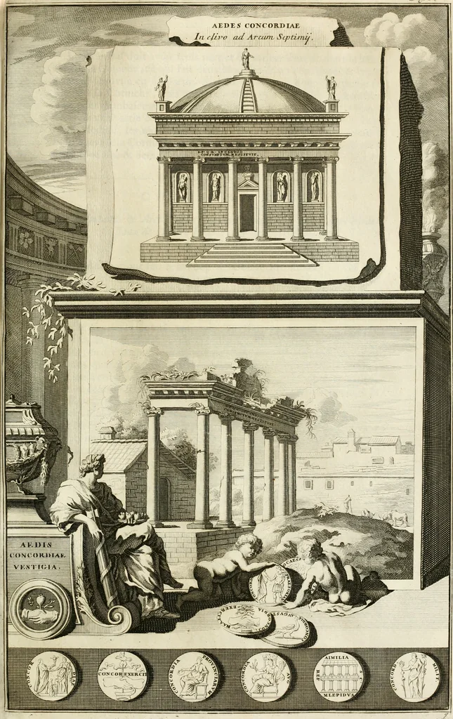 An illustration from Oeuvres d'architecture de Vincent Scamozzi vicentin, architecte de la republique de Venise, contenuës dans son idée de l'architecture universelle : dont les regles des cinq ordres, que le sixième livre contient ont été traduites en françois, 1713, leaf 238