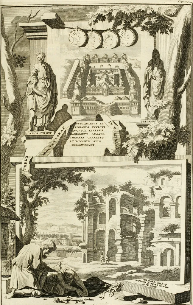 An illustration from Oeuvres d'architecture de Vincent Scamozzi vicentin, architecte de la republique de Venise, contenuës dans son idée de l'architecture universelle : dont les regles des cinq ordres, que le sixième livre contient ont été traduites en françois, 1713, leaf 256