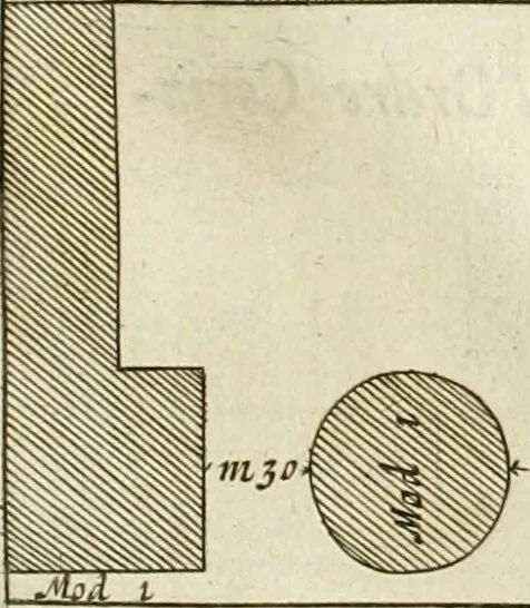 An illustration from Oeuvres d'architecture de Vincent Scamozzi vicentin, architecte de la republique de Venise, contenuës dans son idée de l'architecture universelle : dont les regles des cinq ordres, que le sixième livre contient ont été traduites en françois, 1713, leaf 282