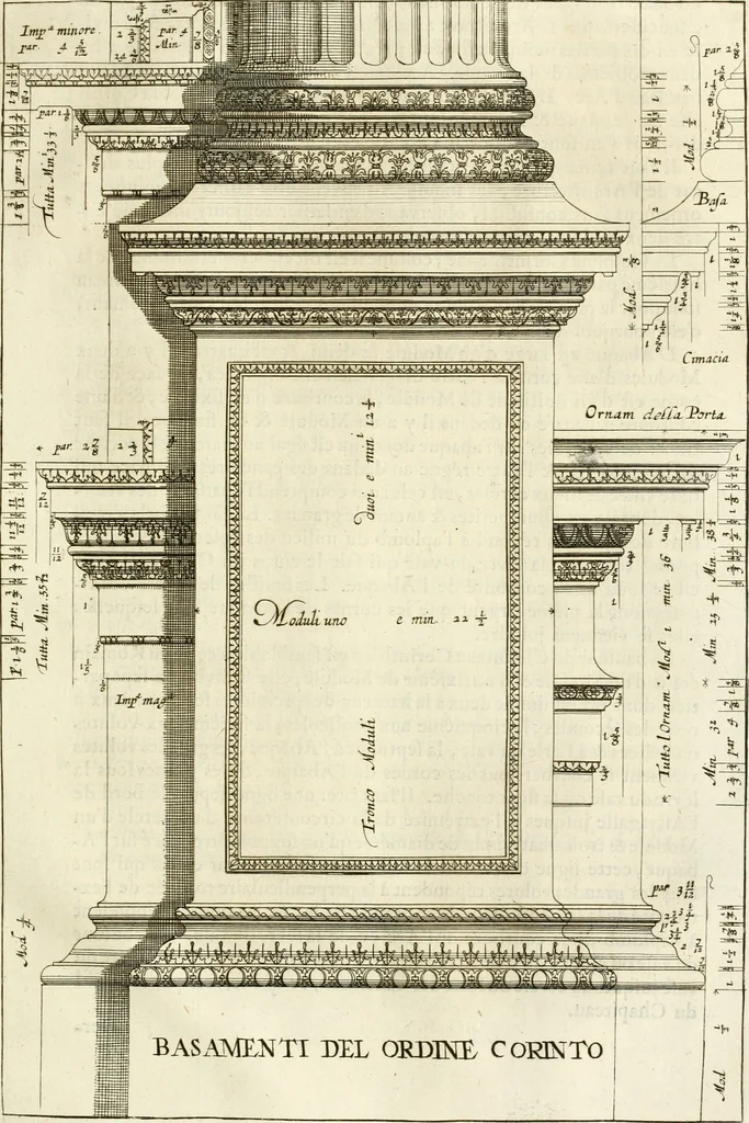 An illustration from Oeuvres d'architecture de Vincent Scamozzi vicentin, architecte de la republique de Venise, contenuës dans son idée de l'architecture universelle : dont les regles des cinq ordres, que le sixième livre contient ont été traduites en françois, 1713, leaf 290