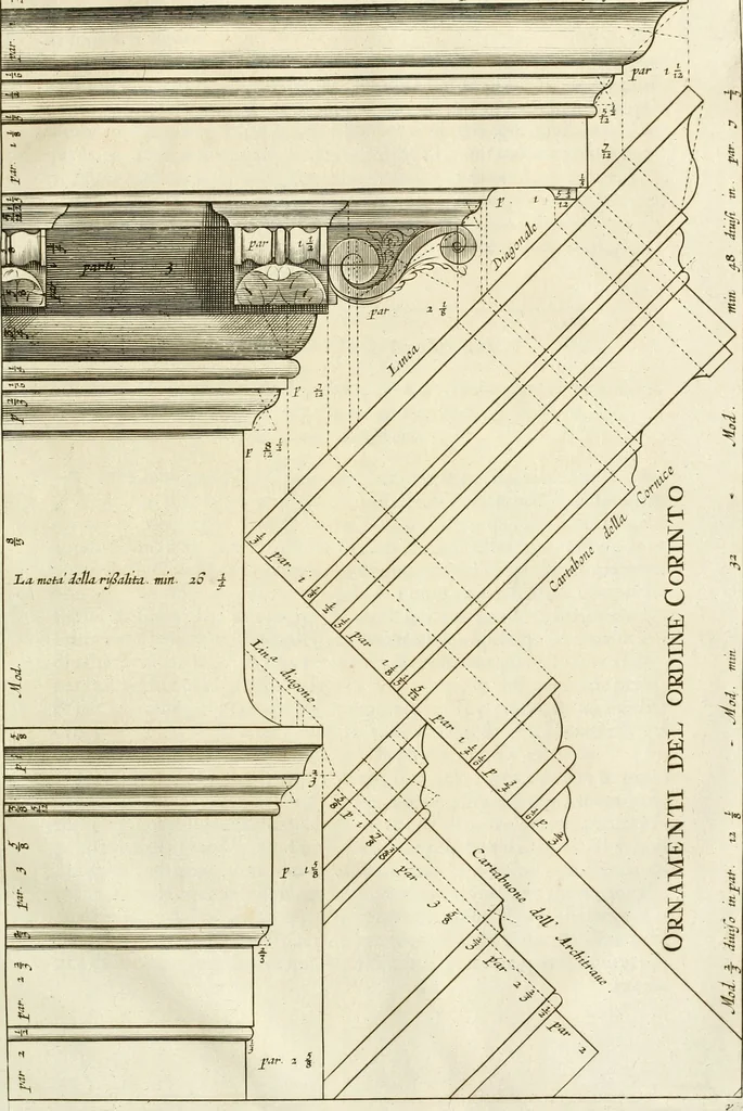 An illustration from Oeuvres d'architecture de Vincent Scamozzi vicentin, architecte de la republique de Venise, contenuës dans son idée de l'architecture universelle : dont les regles des cinq ordres, que le sixième livre contient ont été traduites en françois, 1713, leaf 304