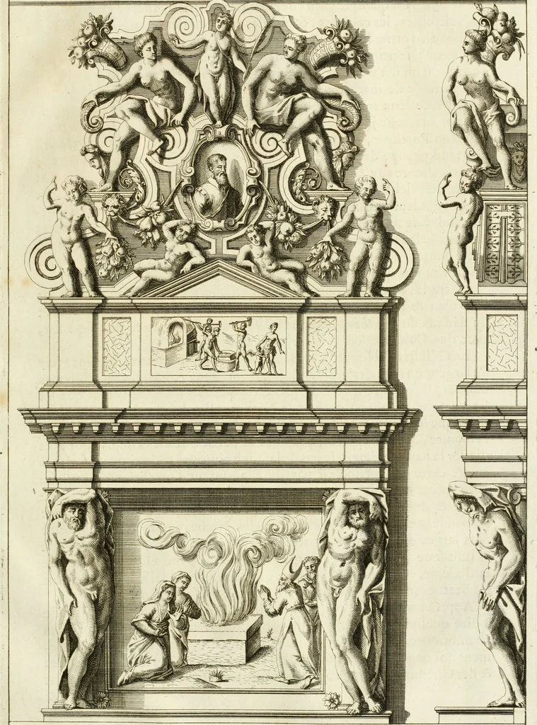 An illustration from Oeuvres d'architecture de Vincent Scamozzi vicentin, architecte de la republique de Venise, contenuës dans son idée de l'architecture universelle : dont les regles des cinq ordres, que le sixième livre contient ont été traduites en françois, 1713, leaf 318