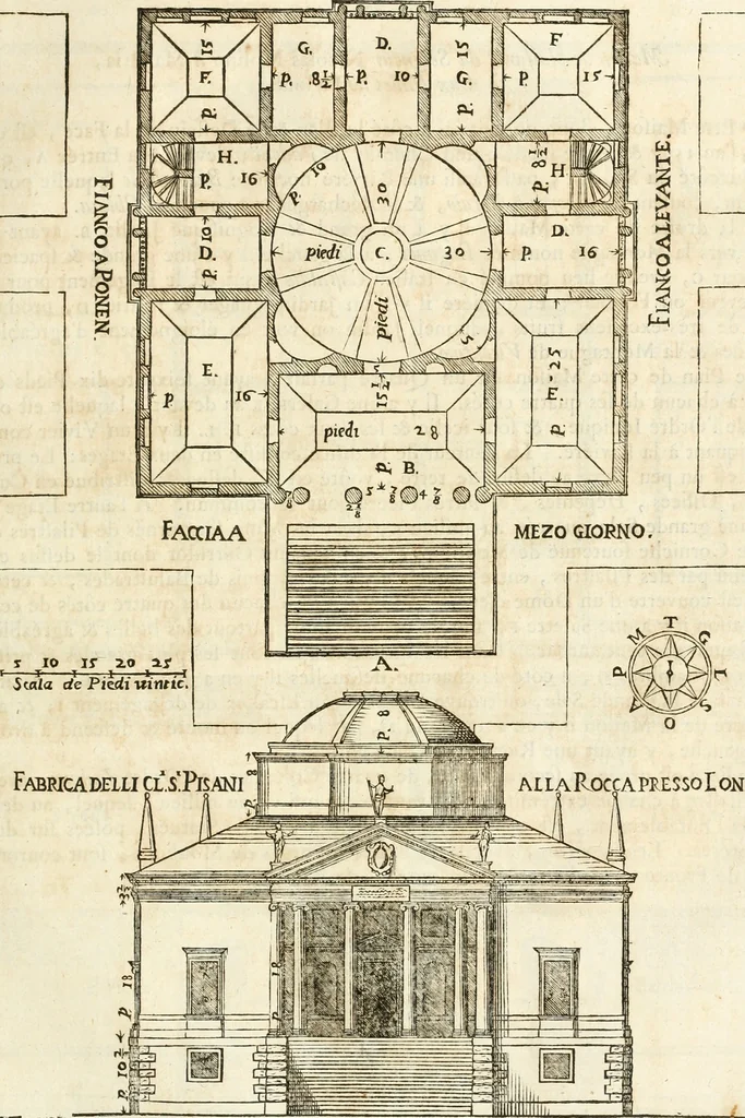 An illustration from Oeuvres d'architecture de Vincent Scamozzi vicentin, architecte de la republique de Venise, contenuës dans son idée de l'architecture universelle : dont les regles des cinq ordres, que le sixième livre contient ont été traduites en françois, 1713, leaf 70