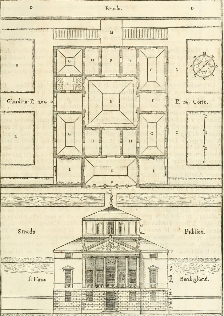 An illustration from Oeuvres d'architecture de Vincent Scamozzi vicentin, architecte de la republique de Venise, contenuës dans son idée de l'architecture universelle : dont les regles des cinq ordres, que le sixième livre contient ont été traduites en françois, 1713, leaf 72