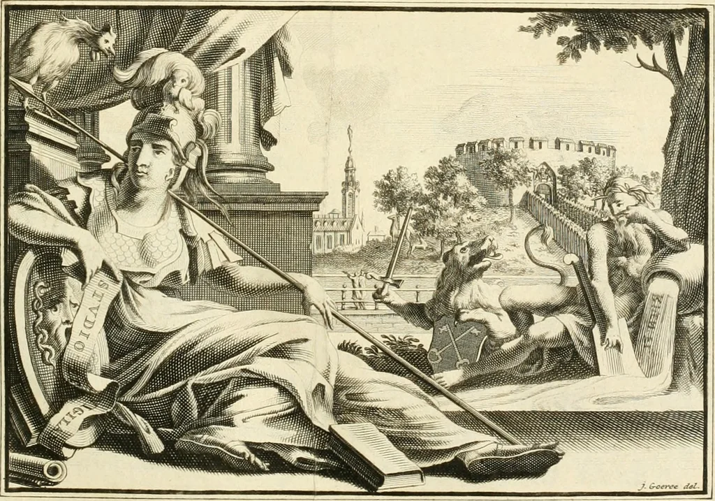 An illustration from Oeuvres d'architecture de Vincent Scamozzi vicentin, architecte de la republique de Venise, contenuës dans son idée de l'architecture universelle : dont les regles des cinq ordres, que le sixième livre contient ont été traduites en françois, 1713, leaf 8