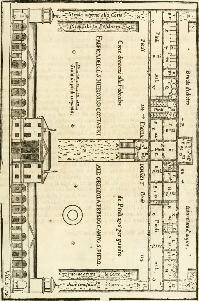 An illustration from Oeuvres d'architecture de Vincent Scamozzi vicentin, architecte de la republique de Venise, contenuës dans son idée de l'architecture universelle : dont les regles des cinq ordres, que le sixième livre contient ont été traduites en françois, 1713, leaf 84